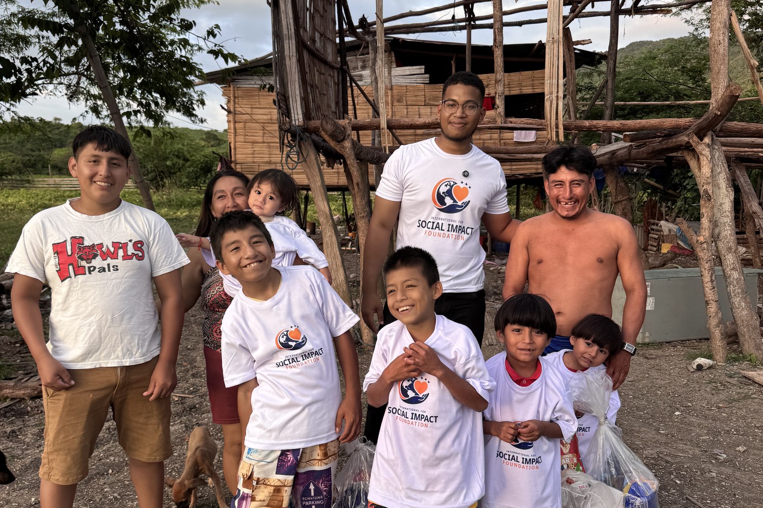 Community members supported during a daytime relief delivery by International for Social Impact Foundation